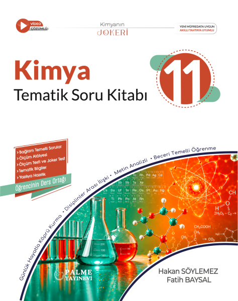 Palme 11.Sınıf Joker Kimya Tematik Soru Kitabı