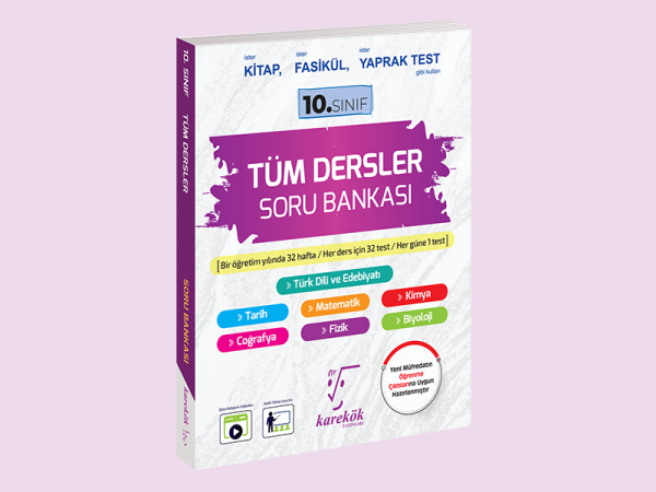 10.SINIF TÜM DERSLER SORU BANKASI