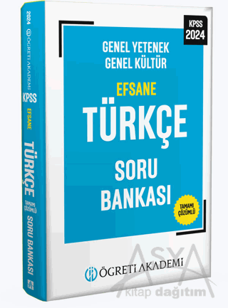 2024 KPSS Genel Yetenek Genel Kültür Efsane Türkçe Soru Bankası