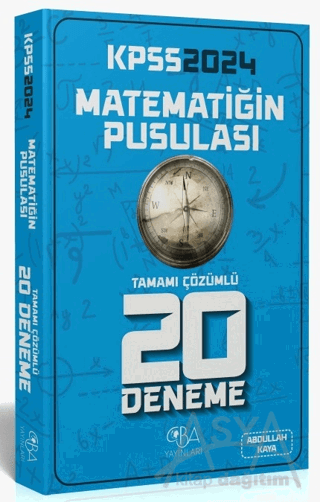 2024 KPSS Matematik Matematiğin Pusulası 20 Deneme Çözümlü