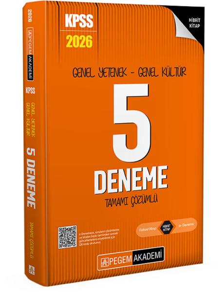 2026 KPSS Genel Yetenek Genel Kültür Tamamı Çözümlü 5 Deneme