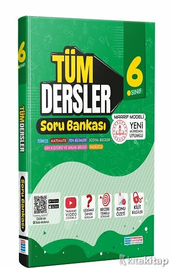6. Sınıf Tüm Dersler Soru Bankası (Maarif Model)