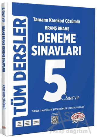 5. Sınıf Tüm Dersler Branş Branş Tamamı Çözümlü Deneme Sınavları