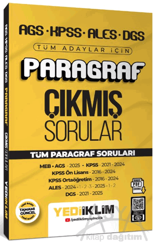 AGS KPSS ALES DGS Tüm Adaylar İçin Paragraf Tamamı PDF Çözümlü Tüm Paragraf Soruları Çıkmış Sorular