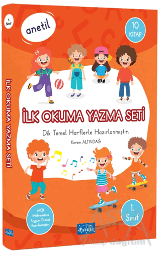Anetil - İlk Okuma Yazma Seti 10 Kitap Set