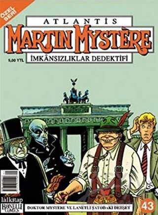 Atlantis (Özel Seri) Sayı: 43 Doktor Mystere ve Lanetli Şatodaki Dehşet Martin Mystere İmkansızlıklar Dedektifi
