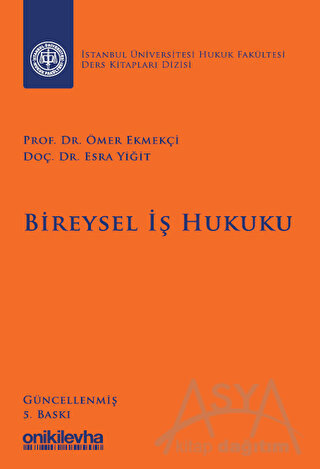 Bireysel İş Hukuku İstanbul Üniversitesi Hukuk Fakültesi Ders Kitapları Dizisi (Ciltli)