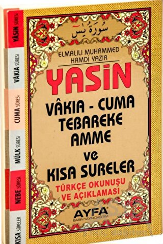 Cep Boy Üçlü Yasin Fihristli Ayfa038