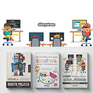 Çocuklar için Scratch ve Kodlama Eğitim Seti (3 Kitap Takım)