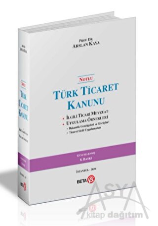 Notlu Türk Ticaret Kanunu (Ciltli)