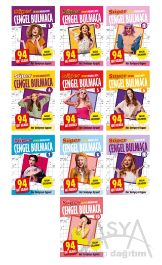 Süper Çengel Bulmaca Set (10 Kitap Takım)