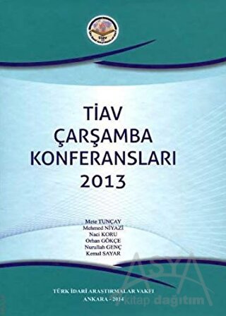 TİAV Çarşamba Konferansları 2013 (Ciltli)