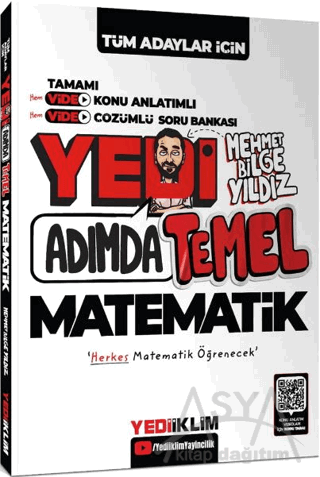Tüm Adaylar için Yedi Adımda Temel Matematik Video Konu Anlatımlı Video Çözümlü Soru Bankası