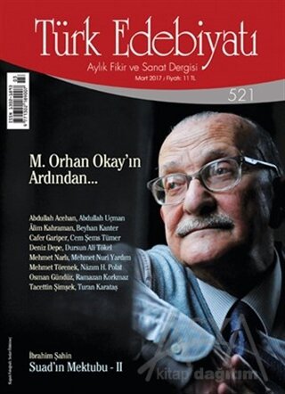 Türk Edebiyatı Dergisi Sayı: 521 Mart 2017