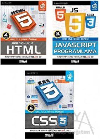 Web Programlama Seti (3 Kitap Takım)